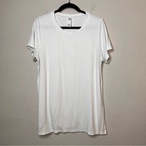 SPANX Perfect Length Short Sleeve Tee – Bright White, Size XL EUC